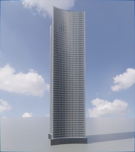 Parametric Building 1c9 3D model 4
