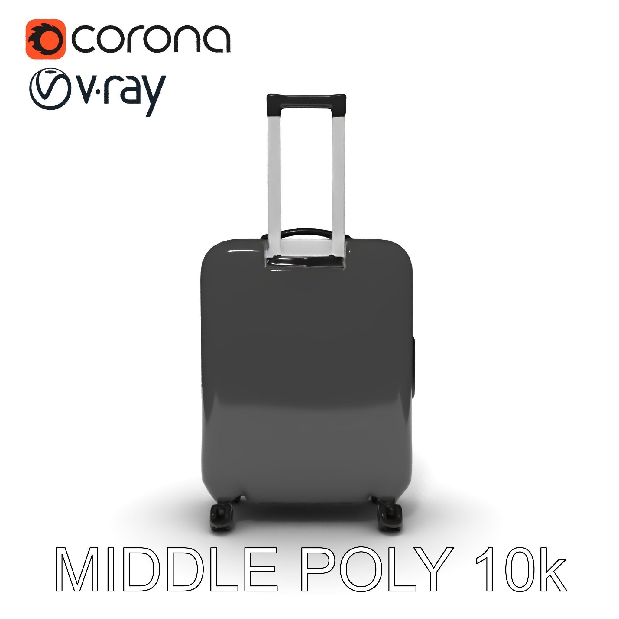 Modern Suitcase D Model Pack Low-poly 3D model_33