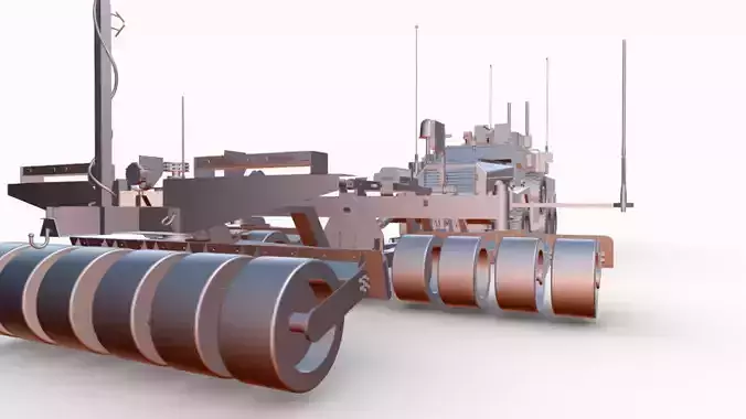 COLGAR MRAP 6X6 Low-poly 3D model