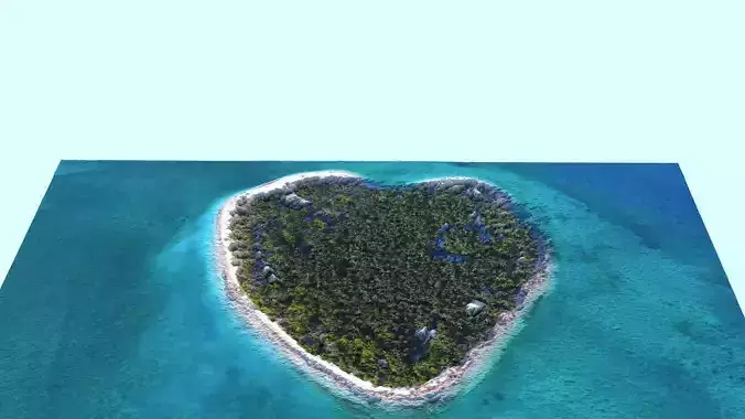 Tavarua Island 3D model