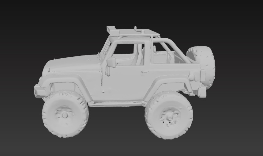Off-Road 4x4 Vehicle 3D Model 3 Packs 3D print model_10