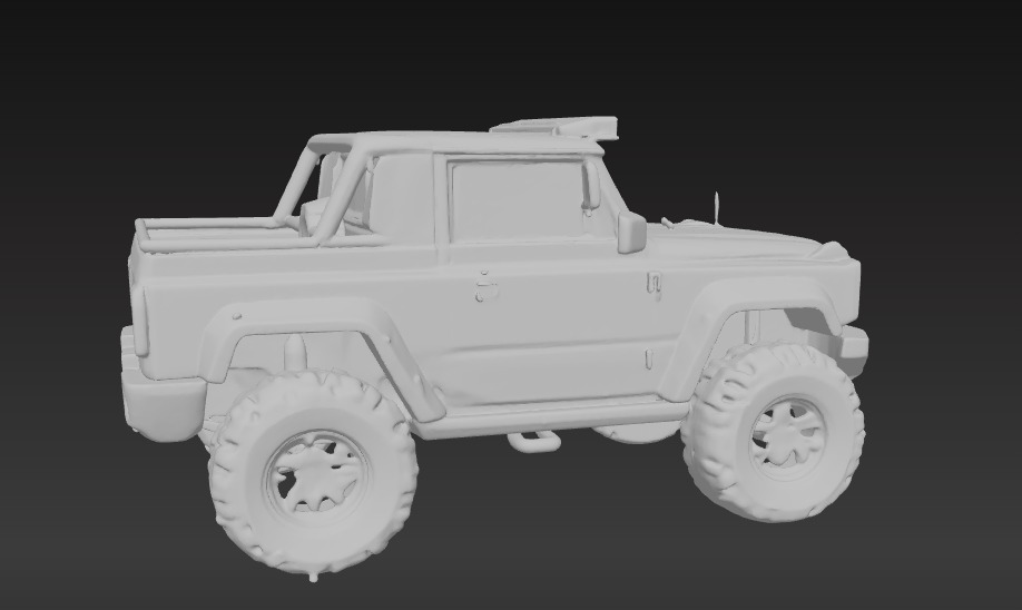 Off-Road 4x4 Vehicle 3D Model 3 Packs 3D print model_19