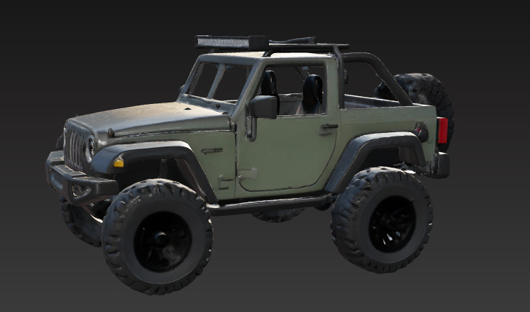 Off-Road 4x4 Vehicle 3D Model 3 Packs 3D print model_7