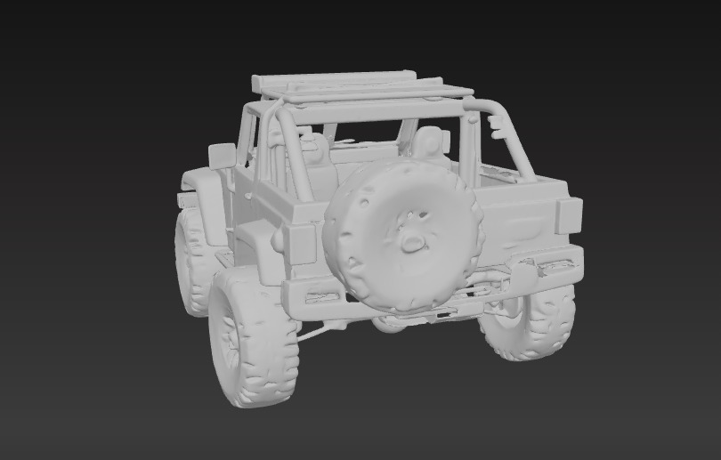 Off-Road 4x4 Vehicle 3D Model 3 Packs 3D print model_9