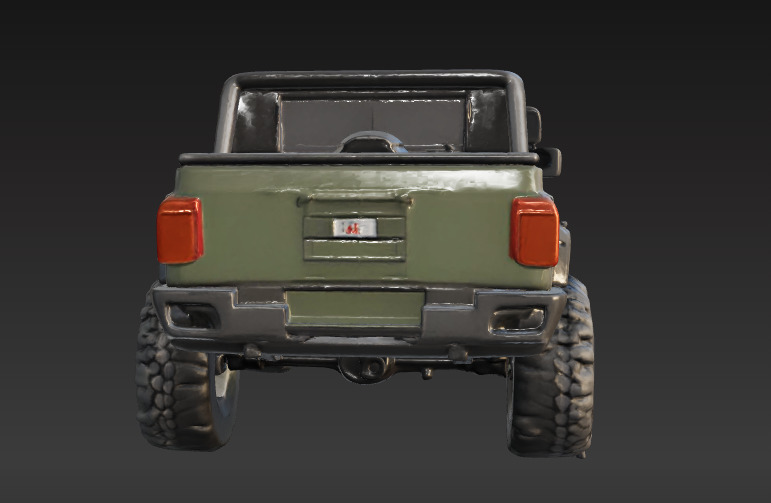Off-Road 4x4 Vehicle 3D Model 3 Packs 3D print model_14