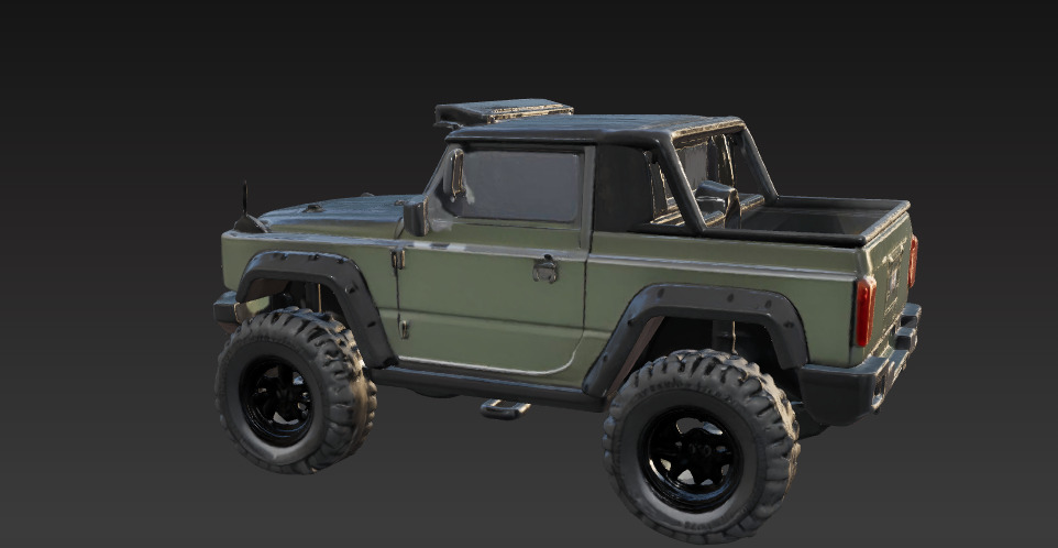Off-Road 4x4 Vehicle 3D Model 3 Packs 3D print model_15