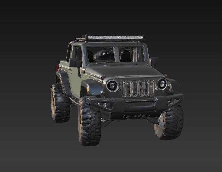 Off-Road 4x4 Vehicle 3D Model 3 Packs 3D print model_6