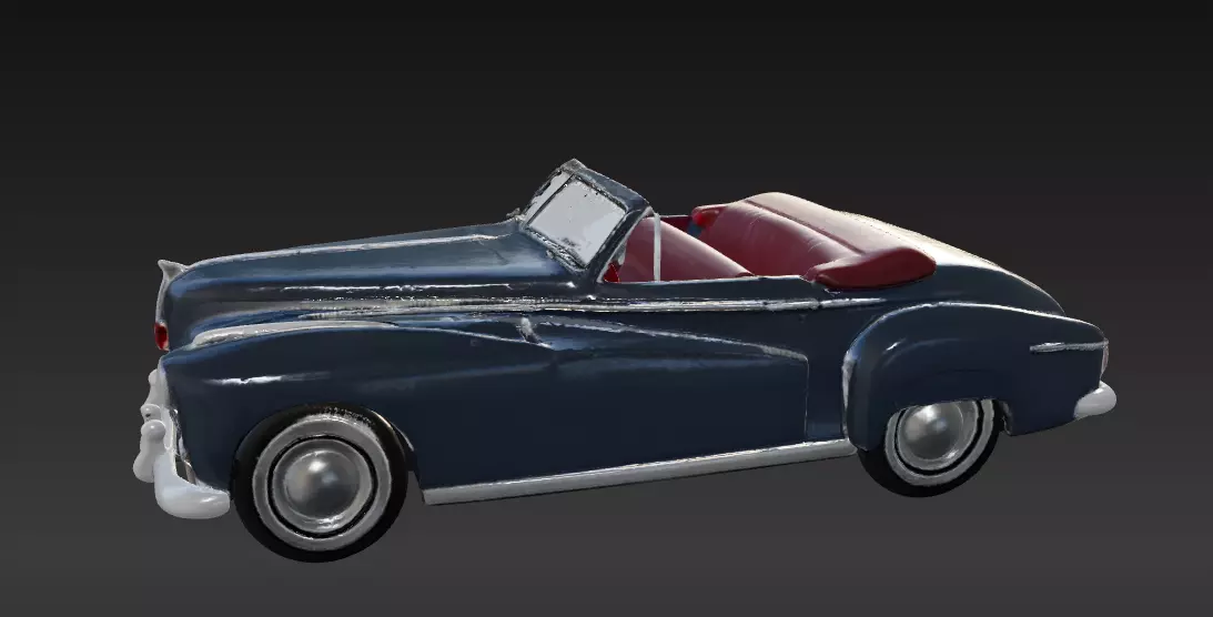 Classic Car 3D Model Bundle 3 Models 3D print model