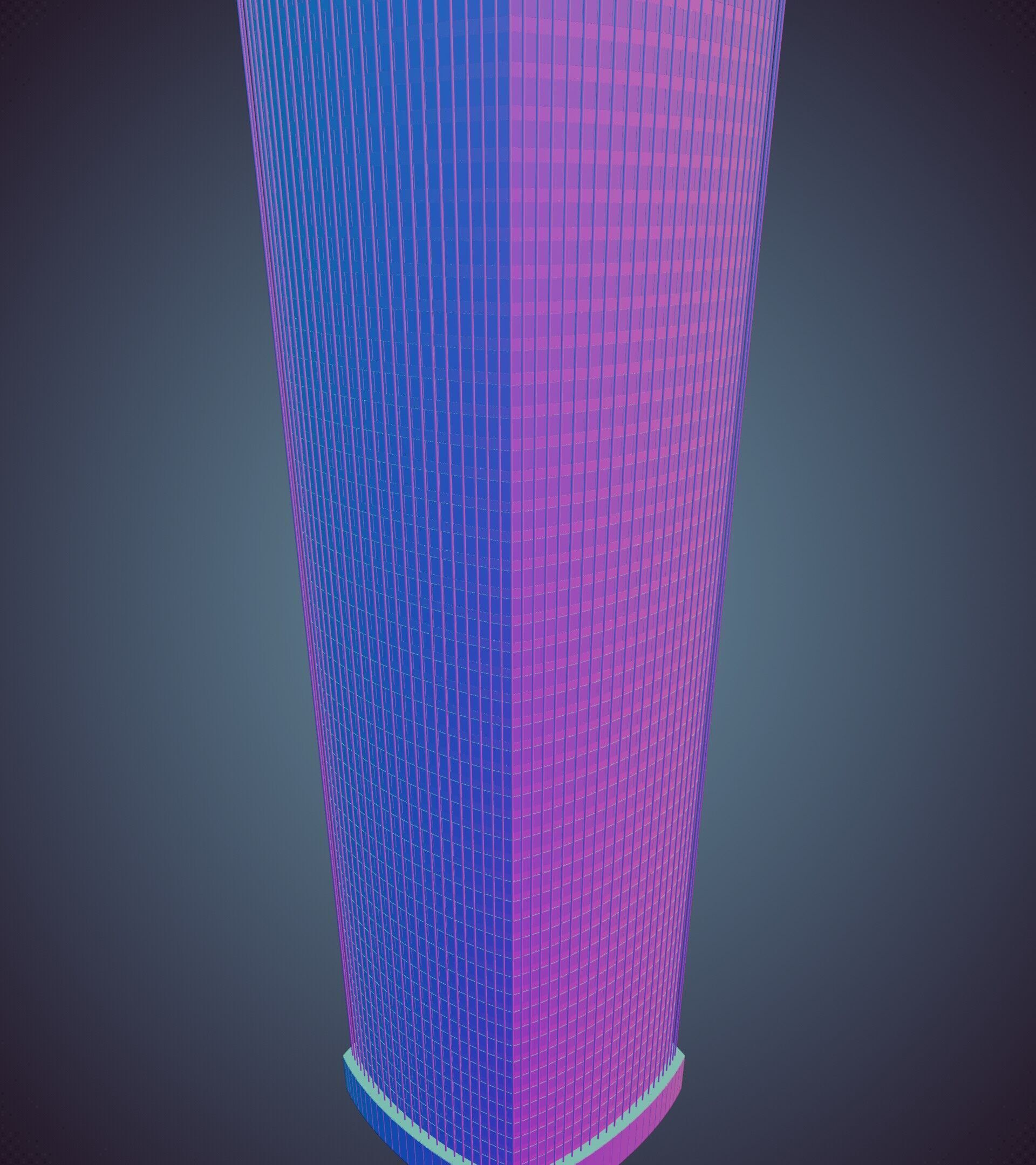 Parametric Building 1d9 3D model_34