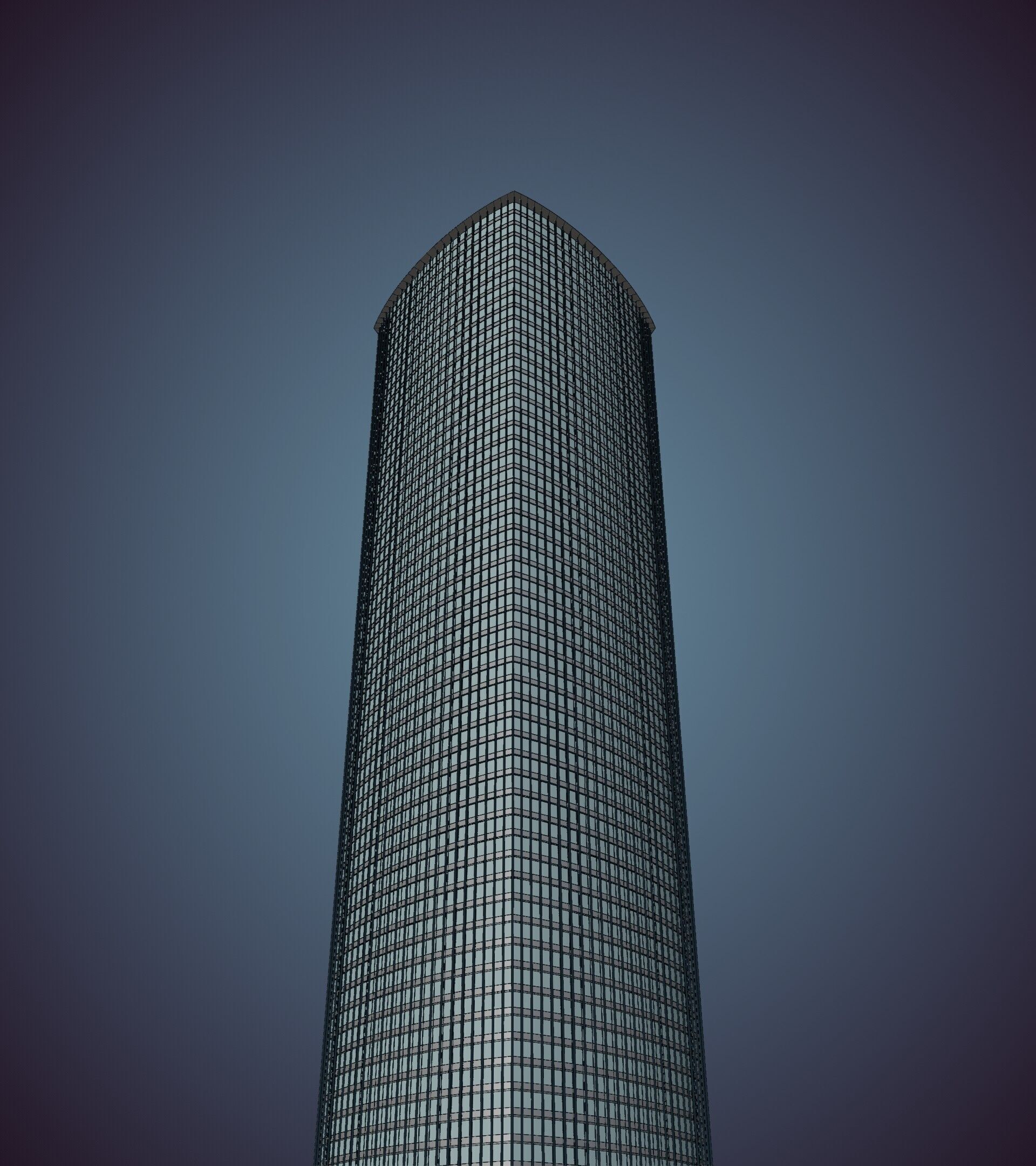 Parametric Building 1d9 3D model_44
