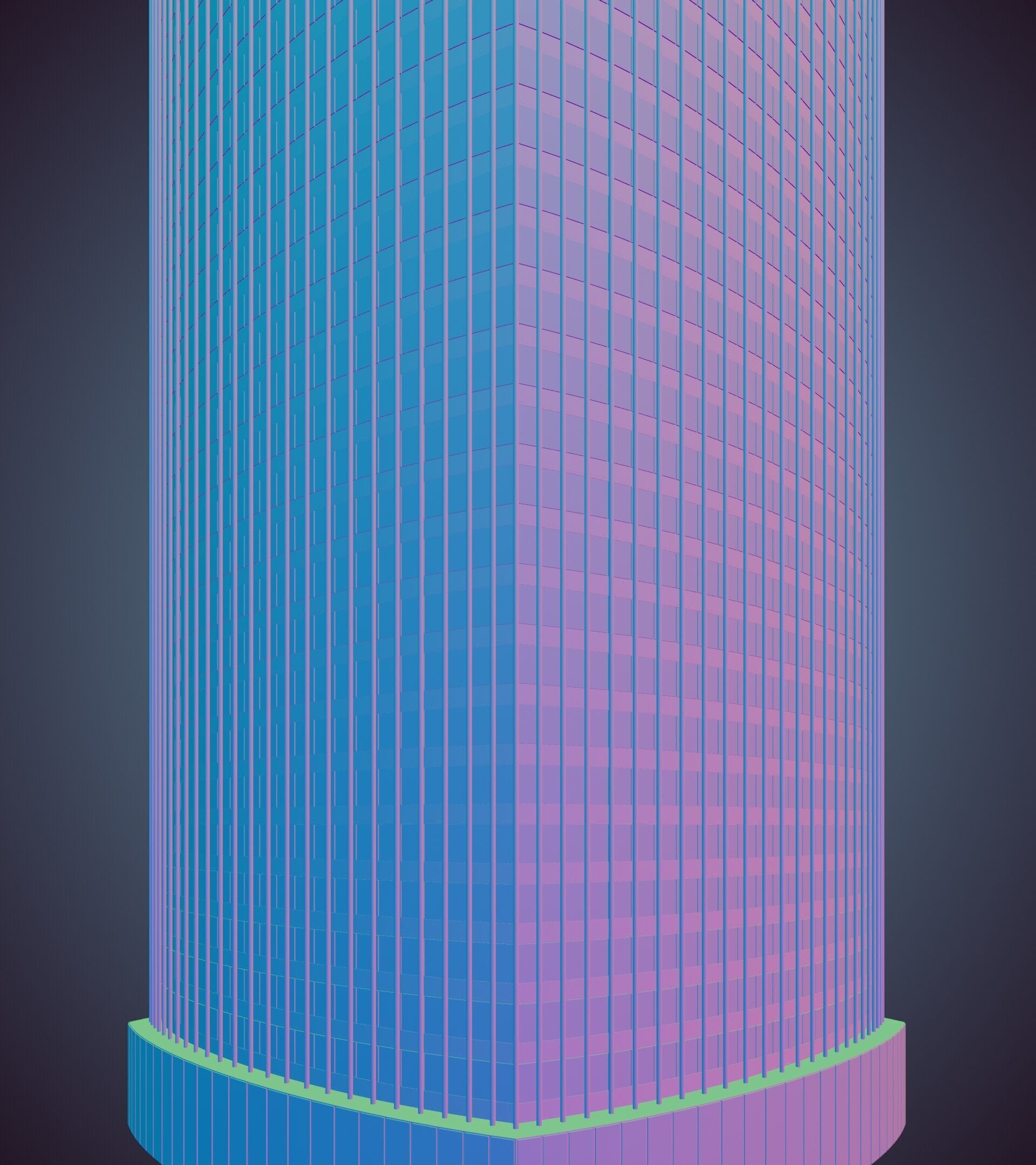 Parametric Building 1d9 3D model_37
