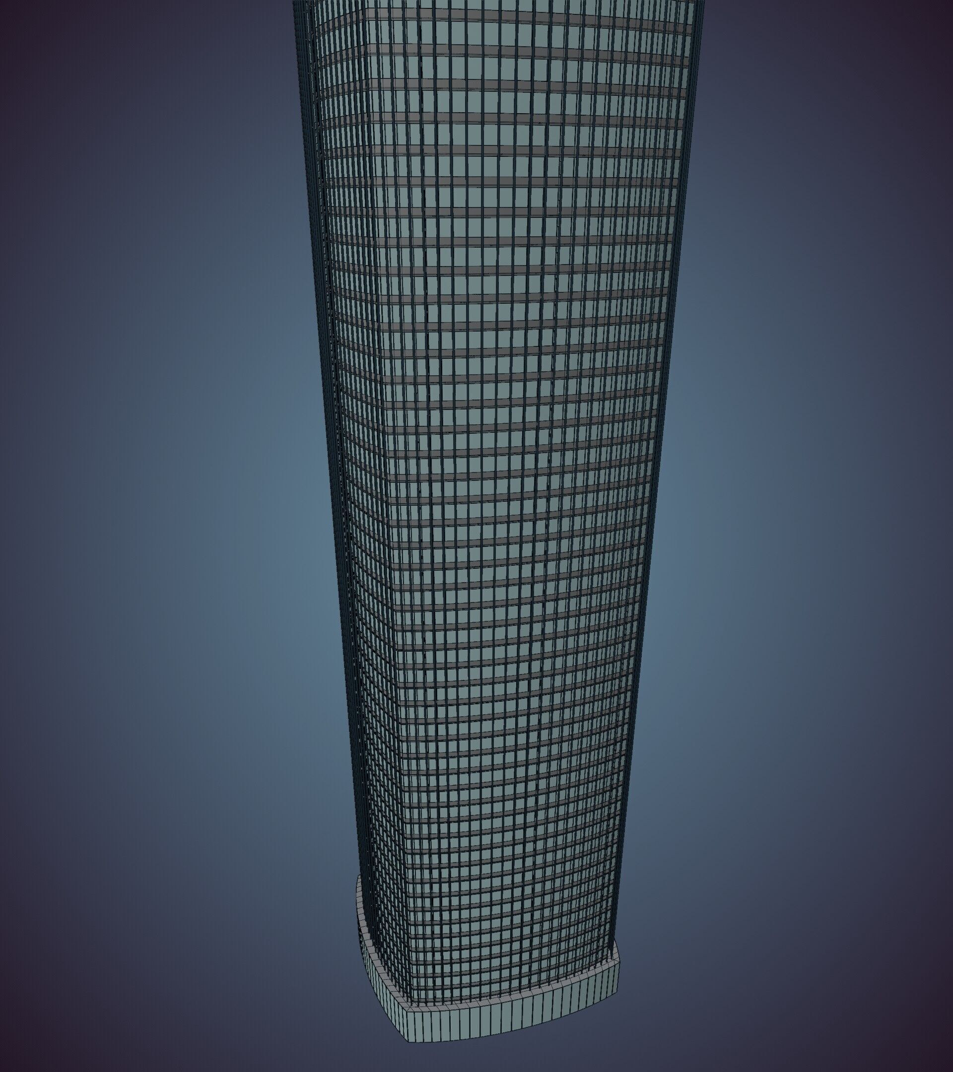 Parametric Building 1d9 3D model_49