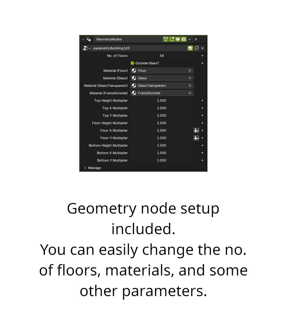 Parametric Building 1d9 3D model_27