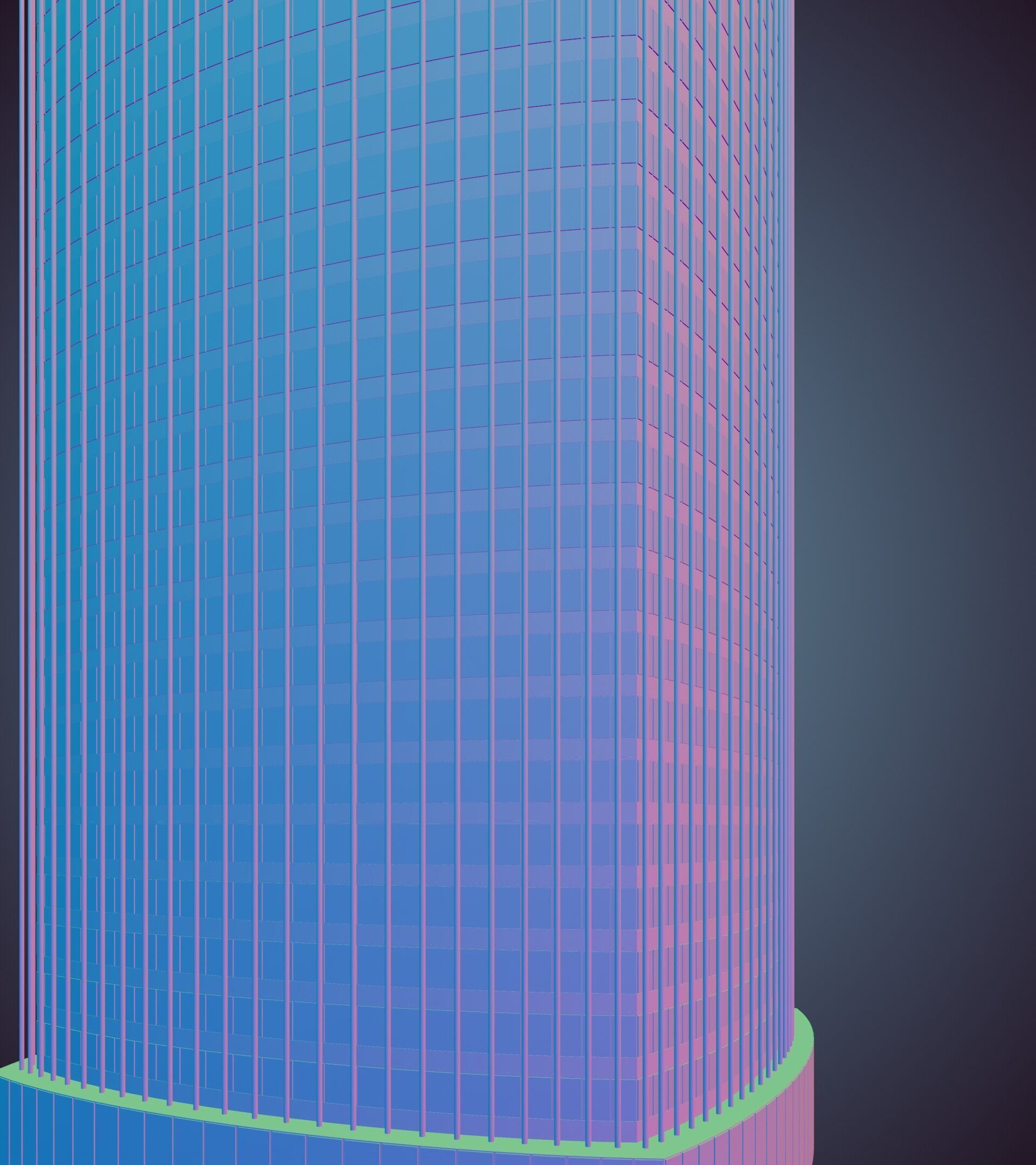 Parametric Building 1d9 3D model_38