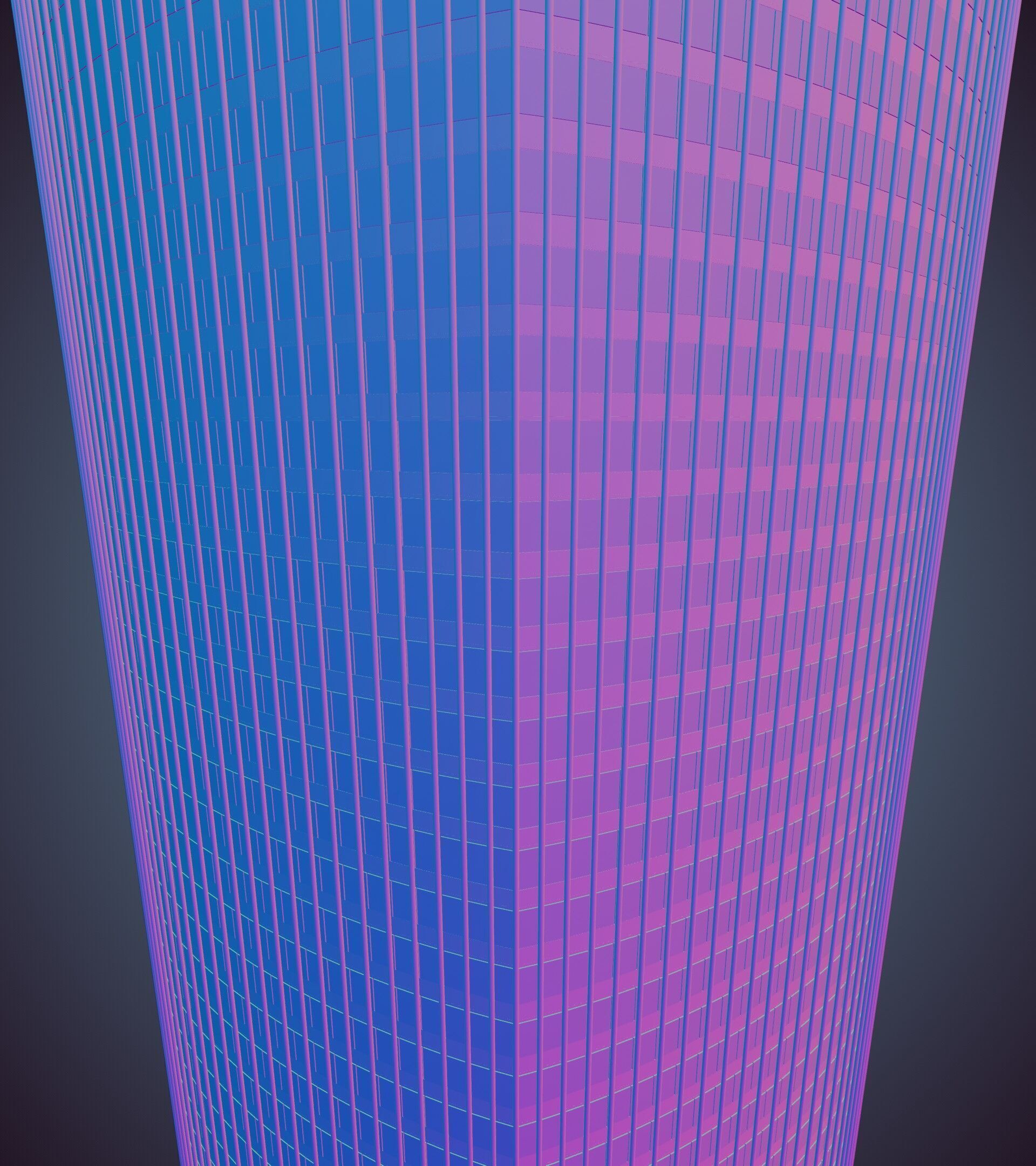 Parametric Building 1d9 3D model_40