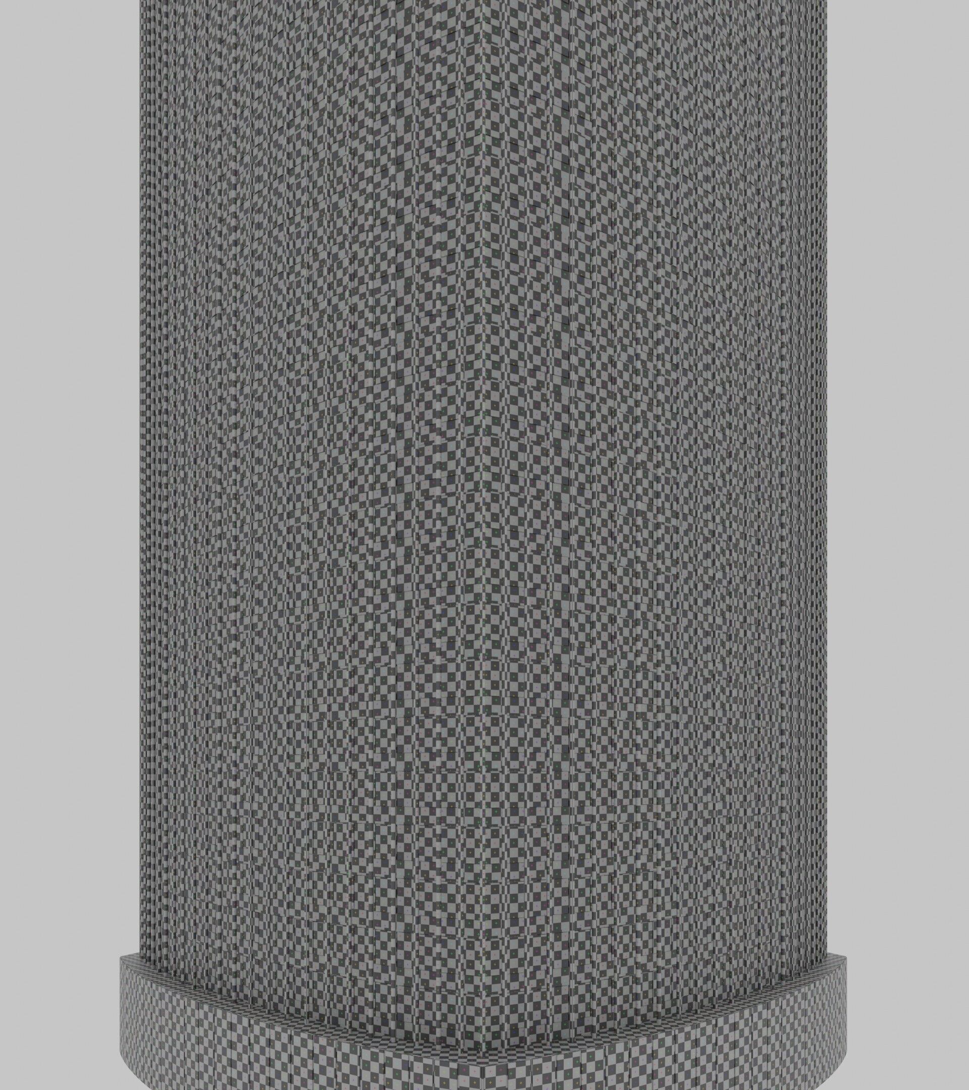 Parametric Building 1d9 3D model_23