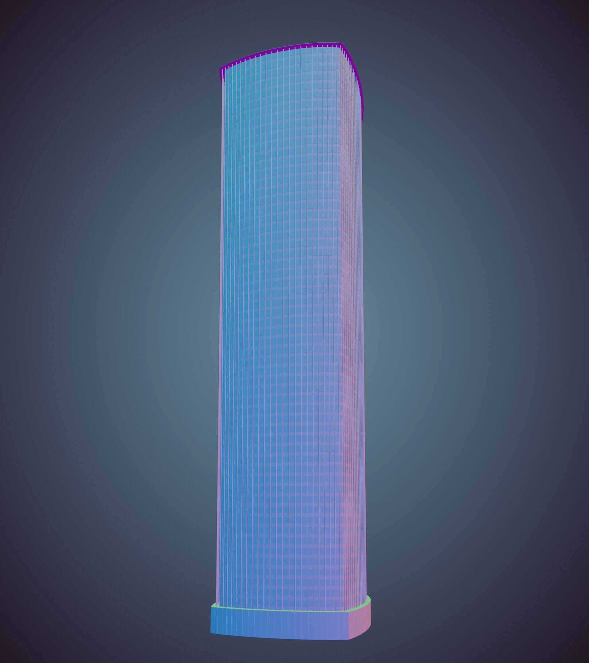 Parametric Building 1d9 3D model_29