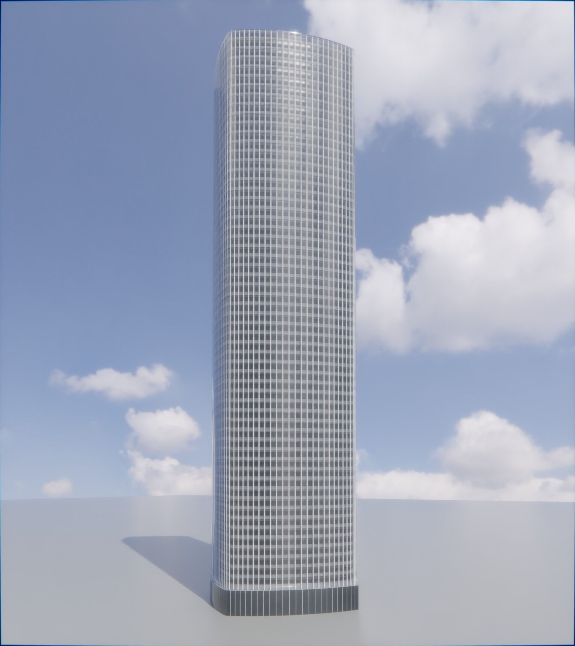 Parametric Building 1d9 3D model_3