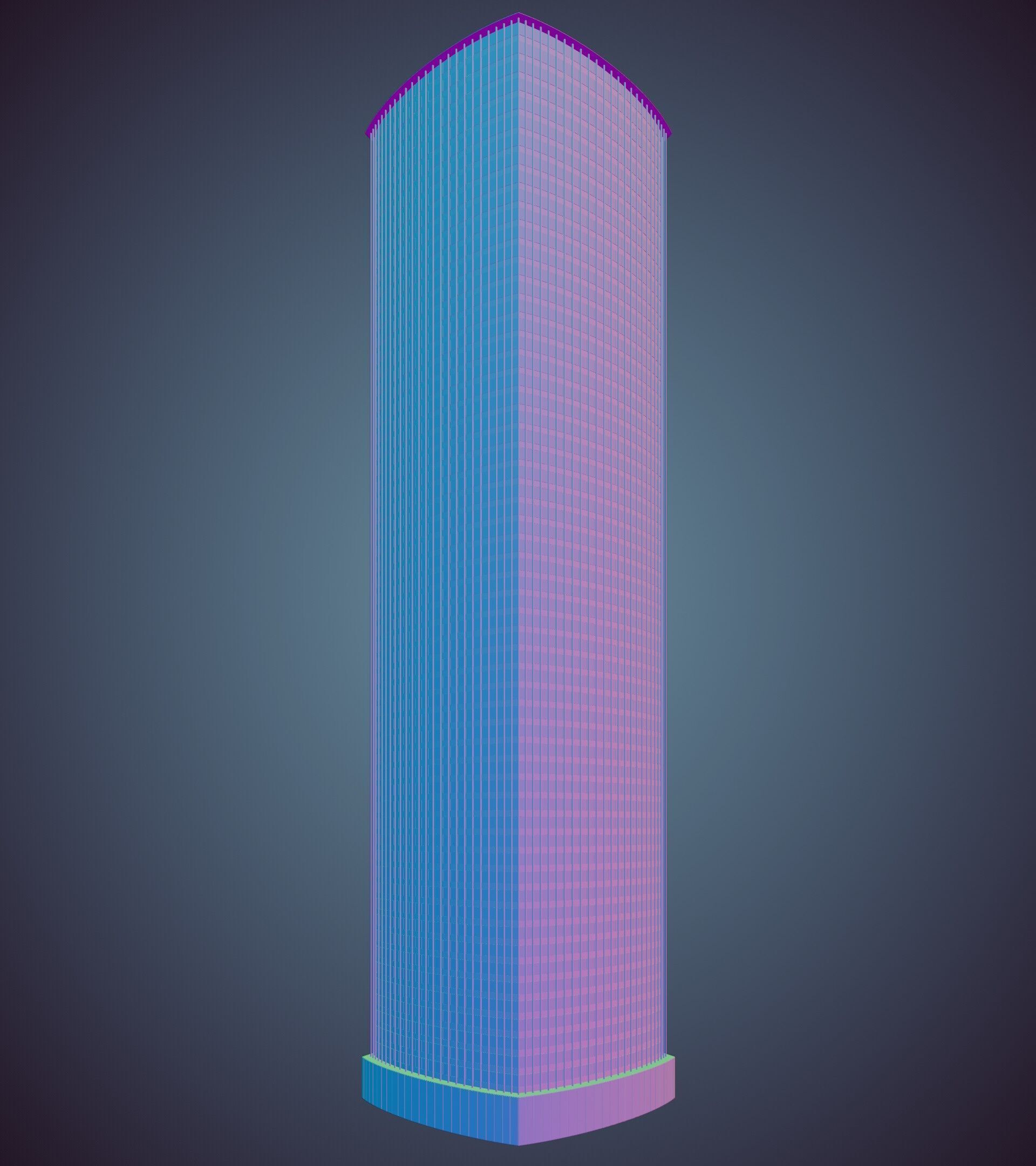 Parametric Building 1d9 3D model_28