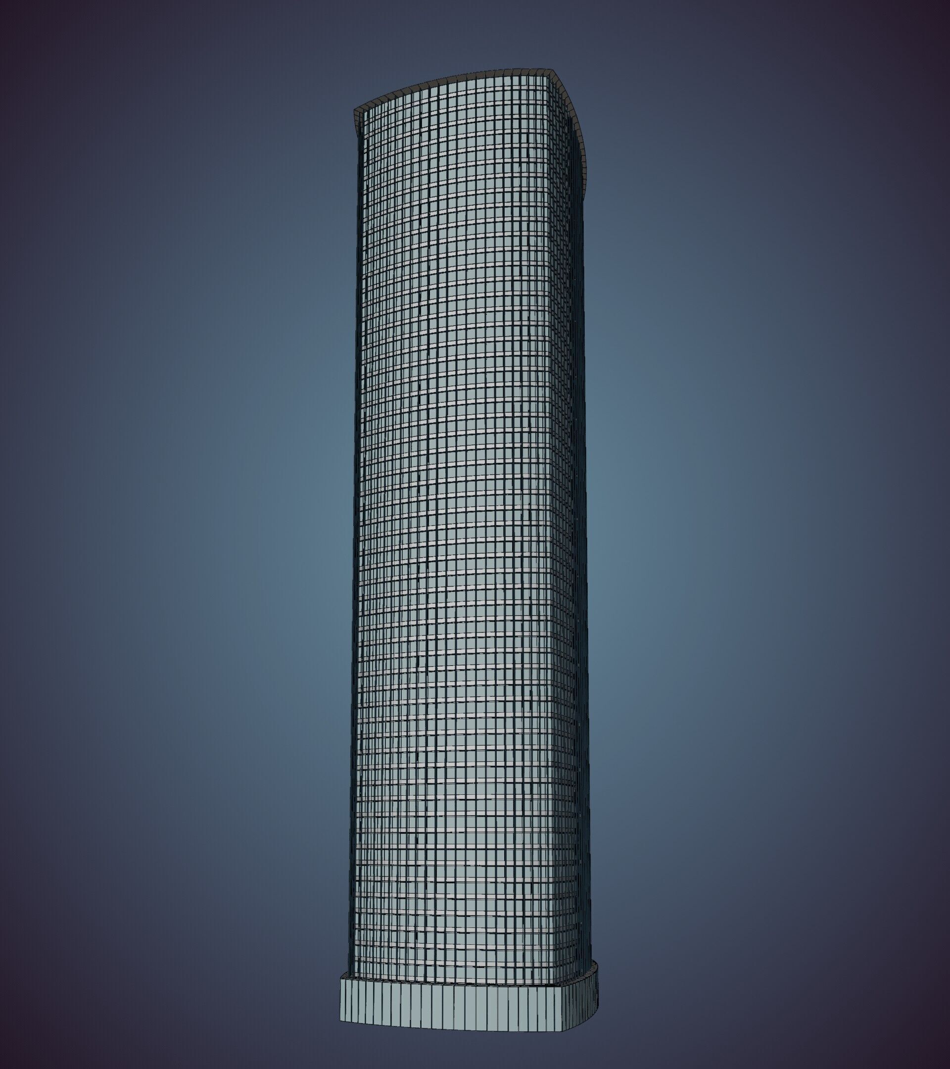 Parametric Building 1d9 3D model_42