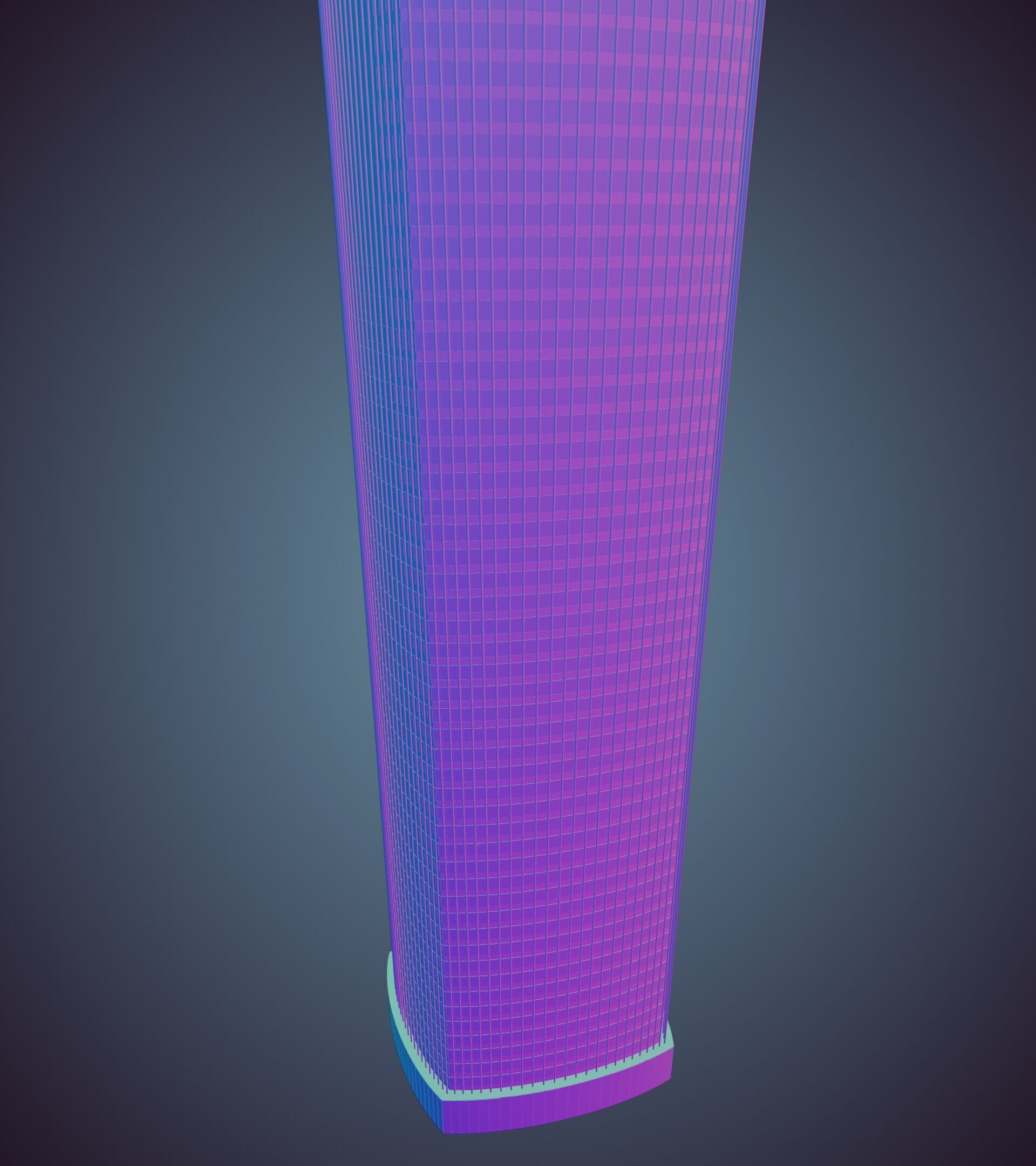 Parametric Building 1d9 3D model_36