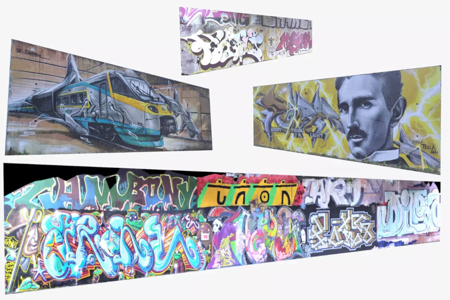 Graffiti walls collection II _0