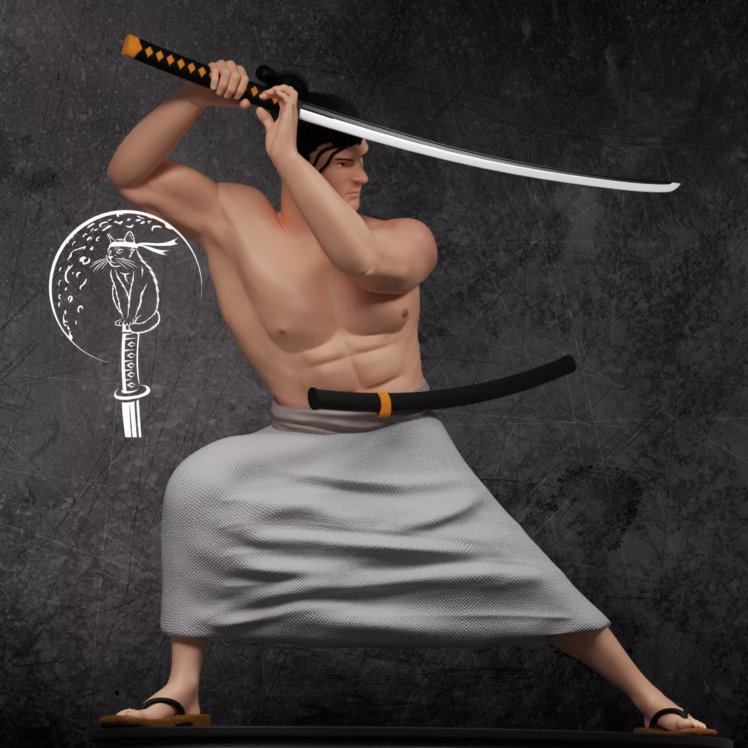 Samurai Jack Ready For 3D Printing 3D print model