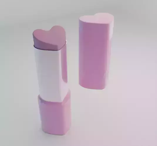 Cute heart shaped makeup product 
