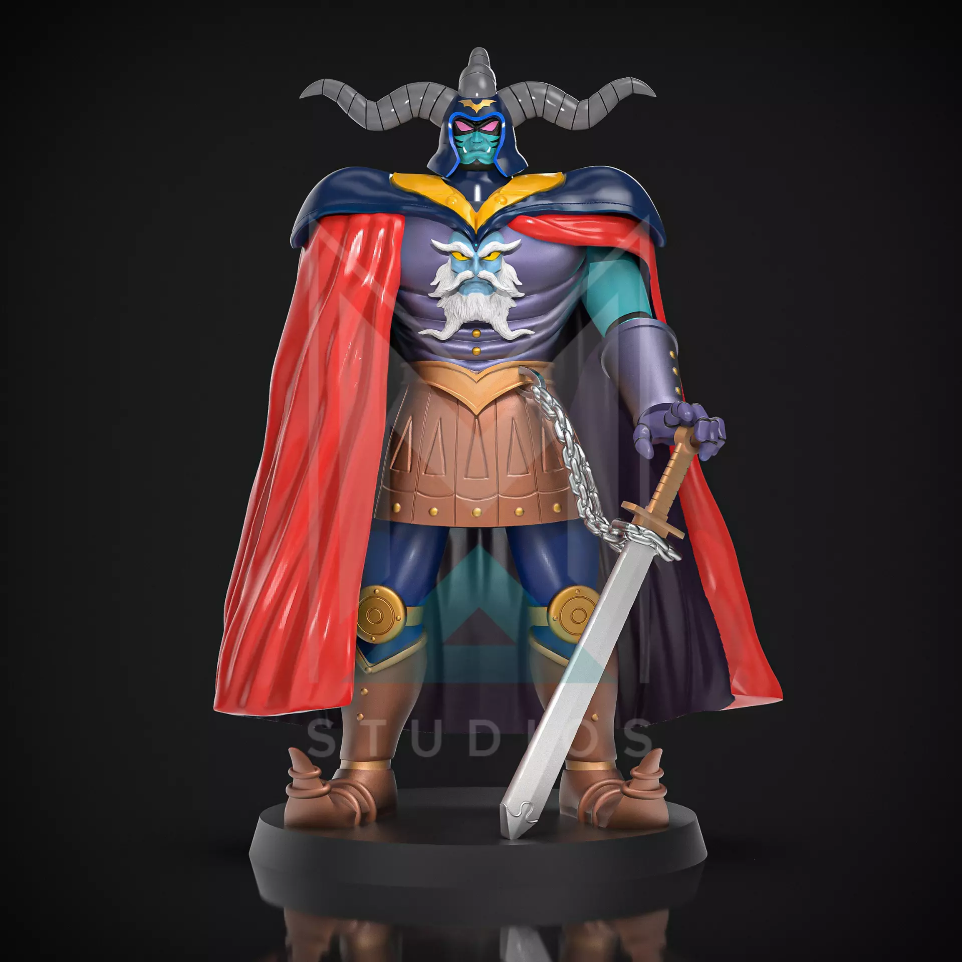 General of Darkness Great Mazinger 3D print model