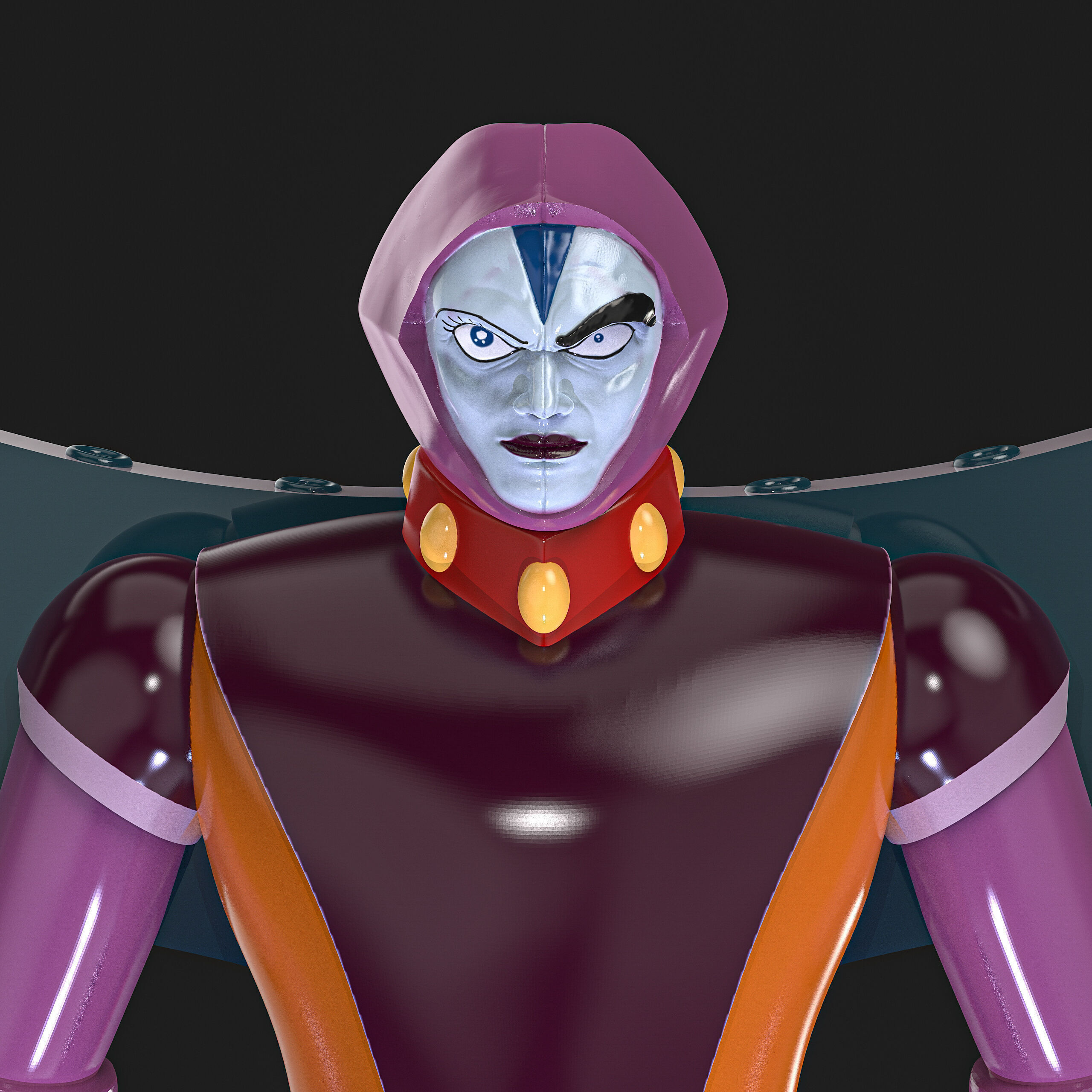 Jetfire P1 Mazinger Z 3D print model_5