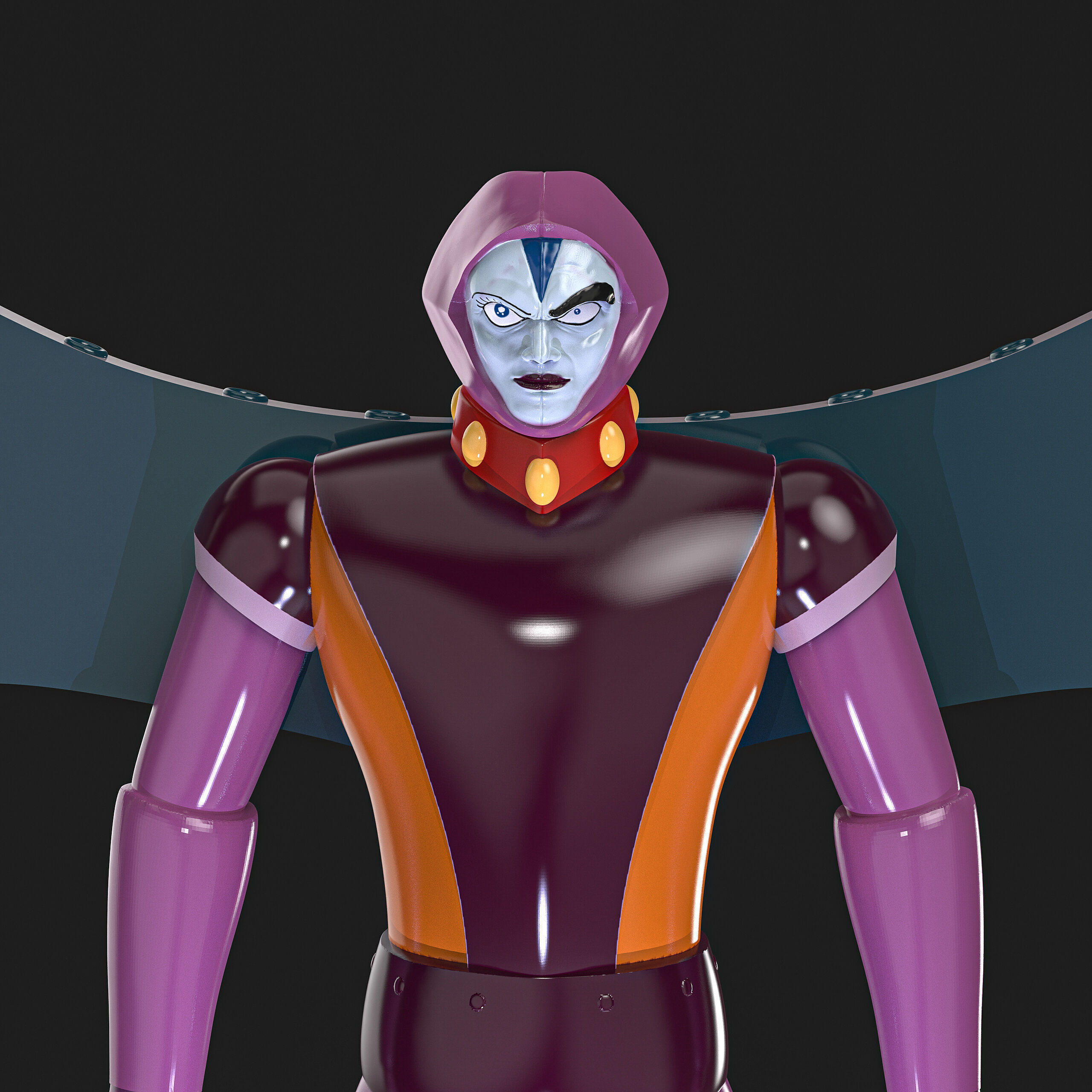 Jetfire P1 Mazinger Z 3D print model_4