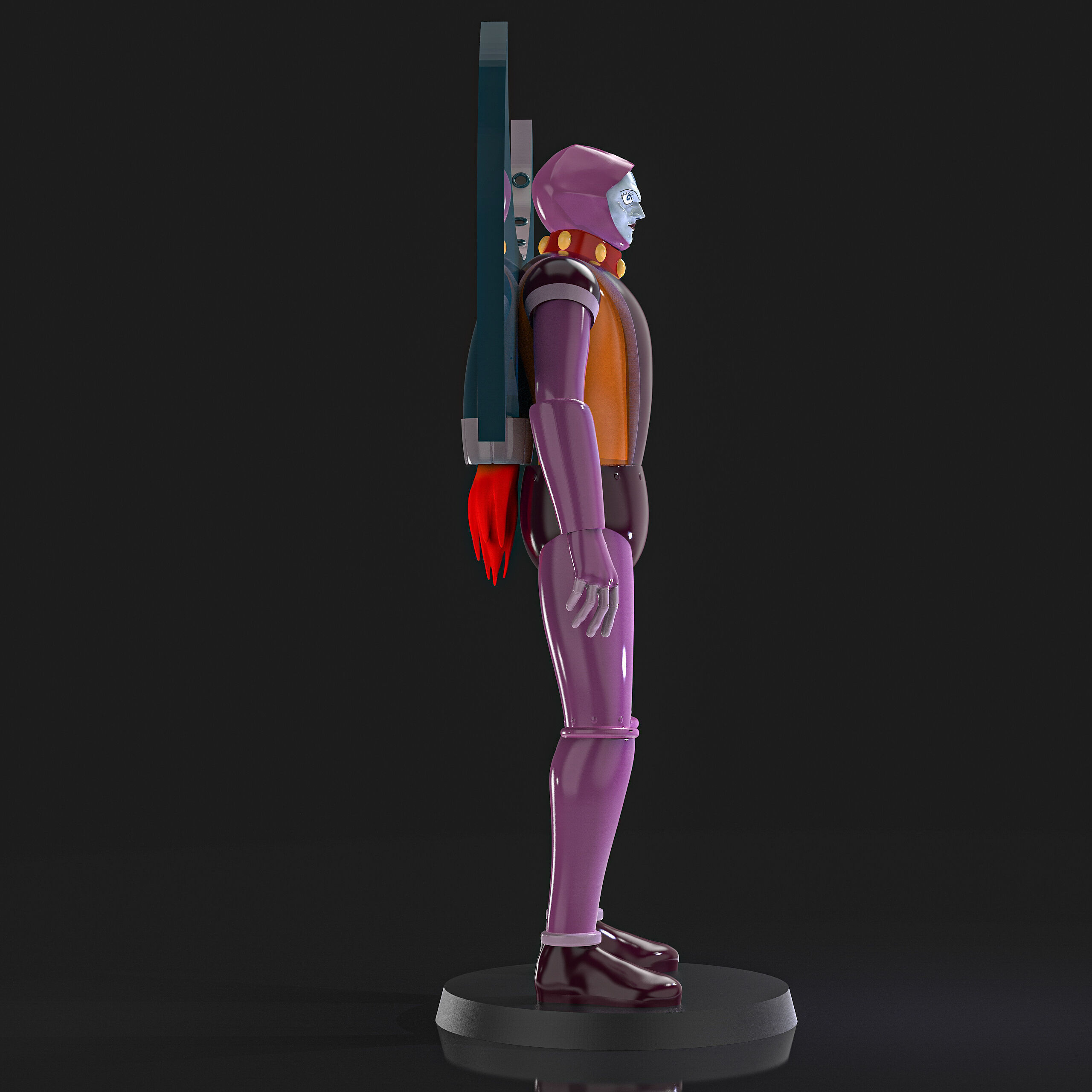 Jetfire P1 Mazinger Z 3D print model_6