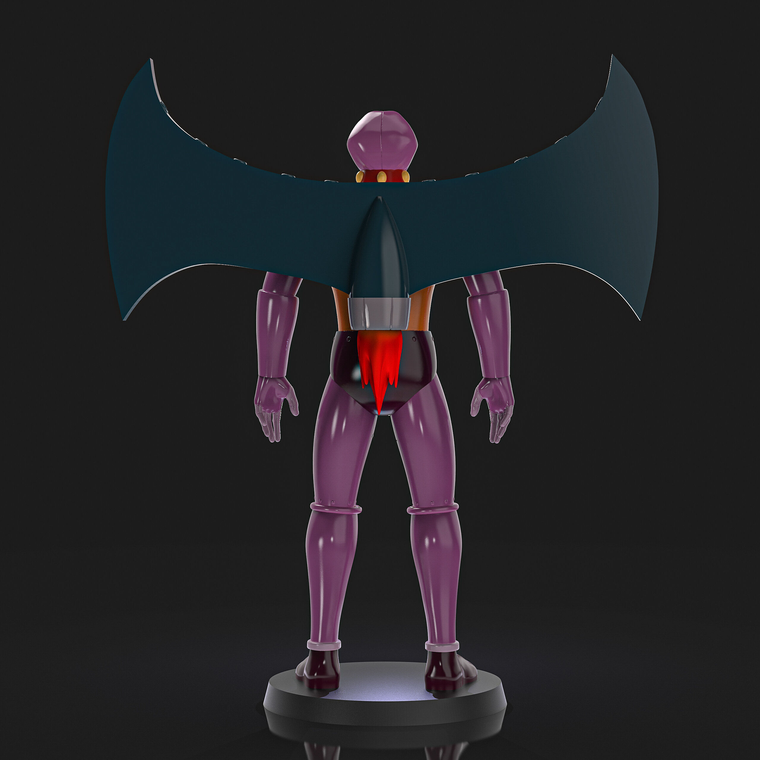 Jetfire P1 Mazinger Z 3D print model_3