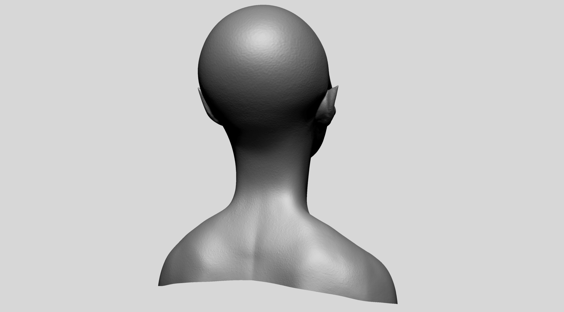 Fantasy Female Bust G 3D model_4