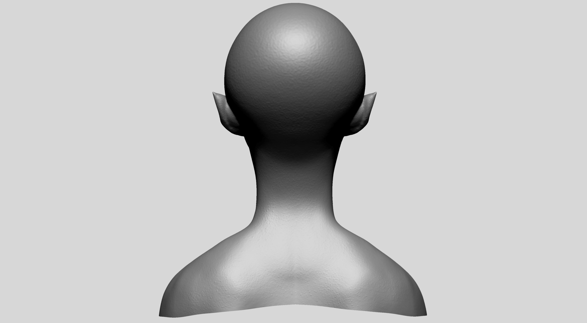 Fantasy Female Bust G 3D model_5