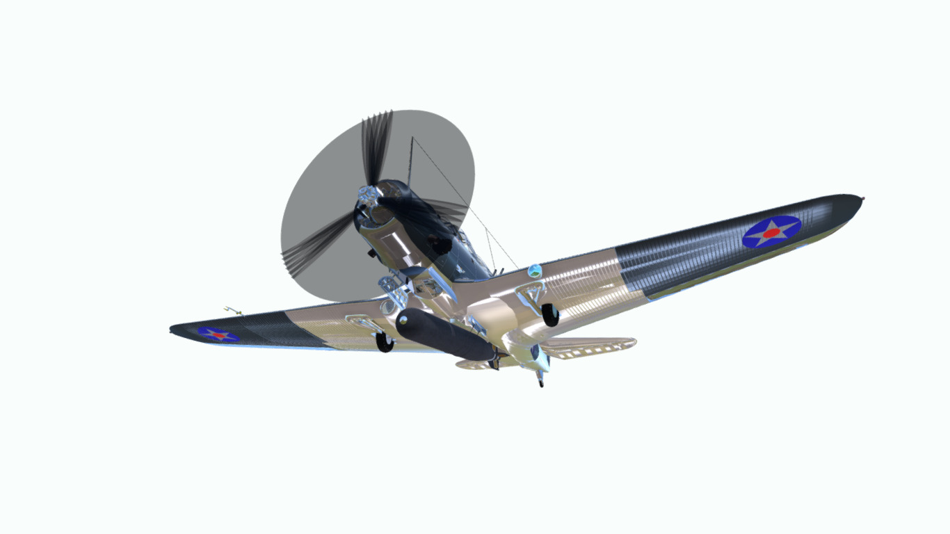 DOUGLAS A DETERMINAR DEVASTADOR Low-poly 3D model_2