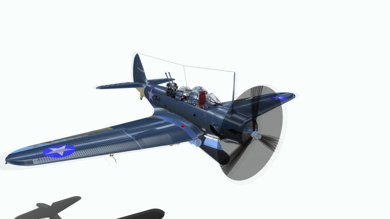 DOUGLAS A DETERMINAR DEVASTADOR Low-poly 3D model_12