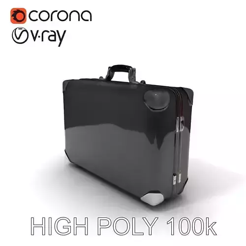 Textured Suitcase Model Pack