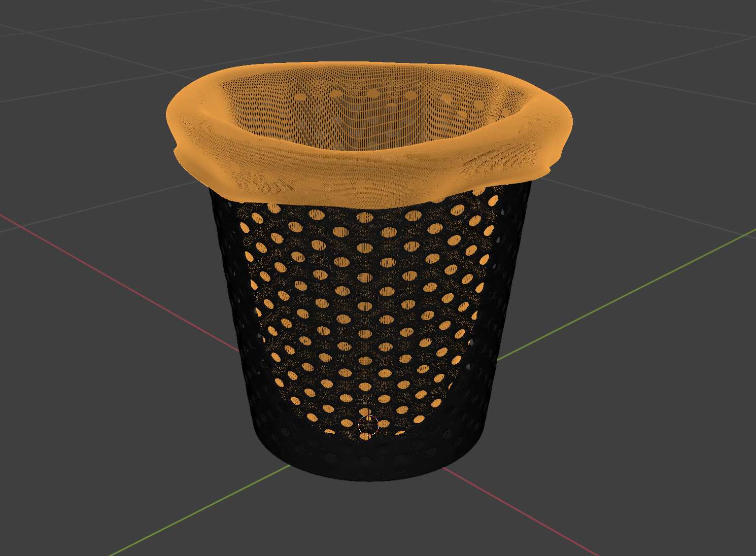 Trashcan dustbin bin  3D model_4