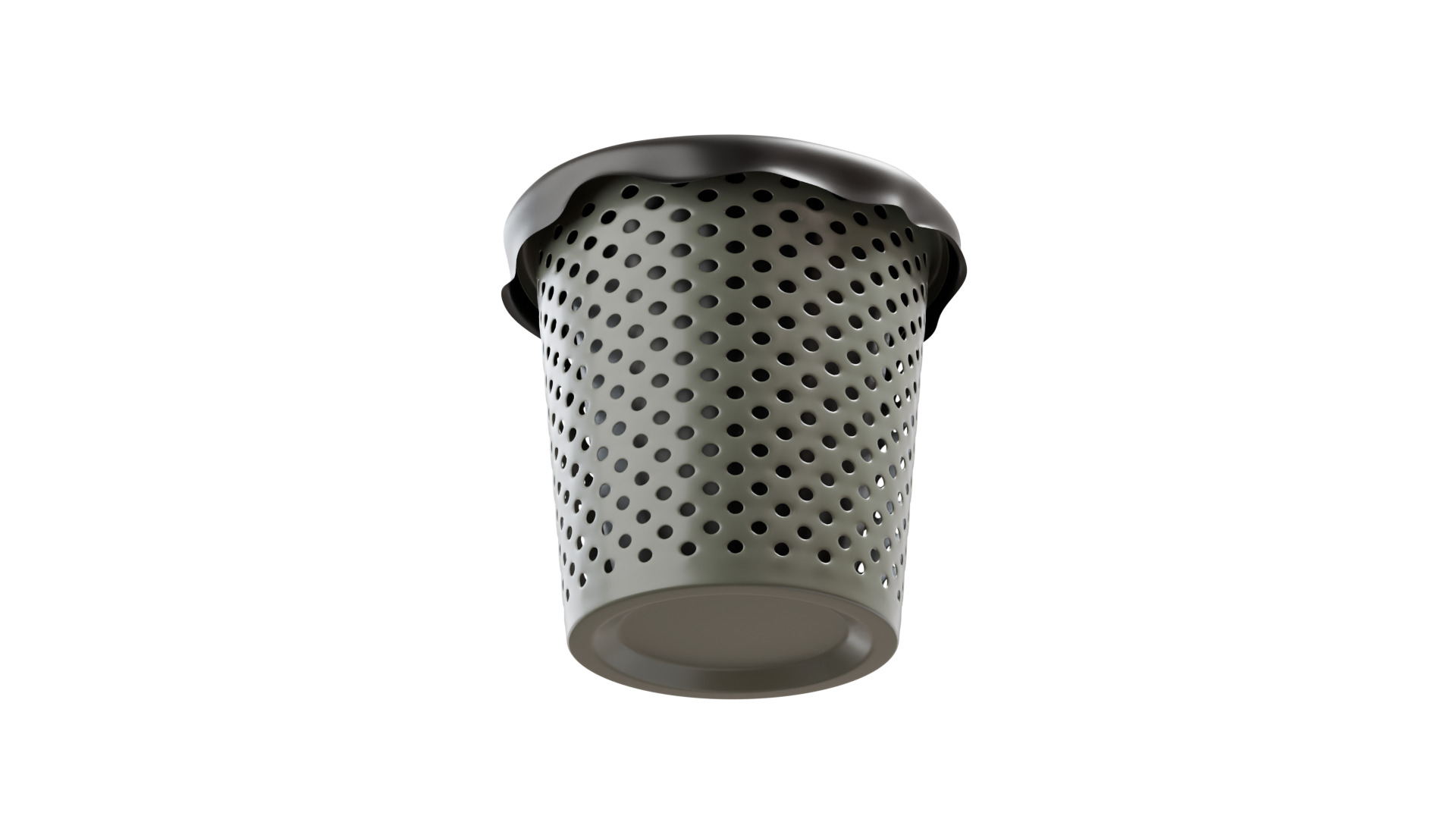 Trashcan dustbin bin  3D model_2
