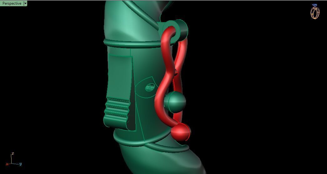 Bracelet 0023 3D print model_14