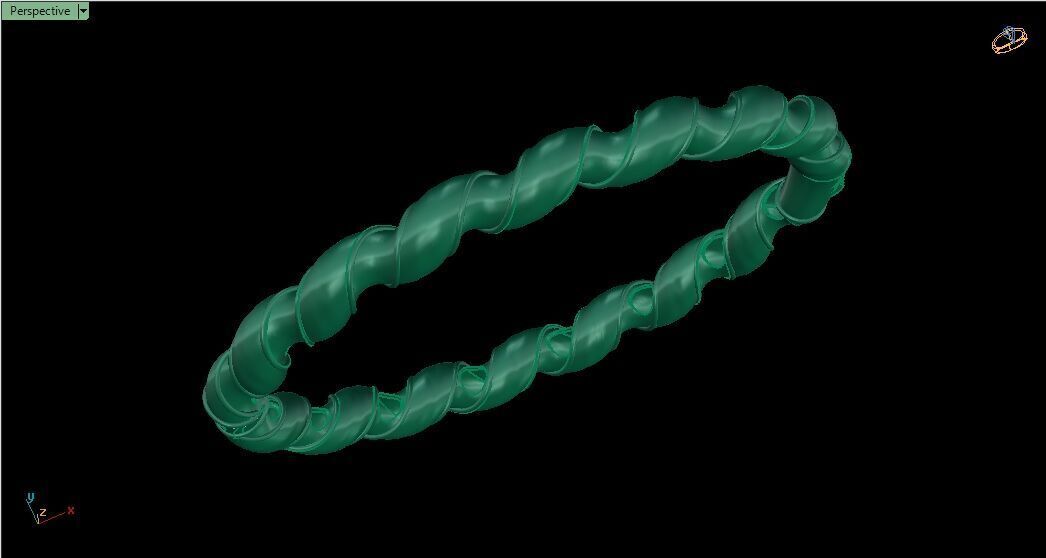 Bracelet 0023 3D print model_8