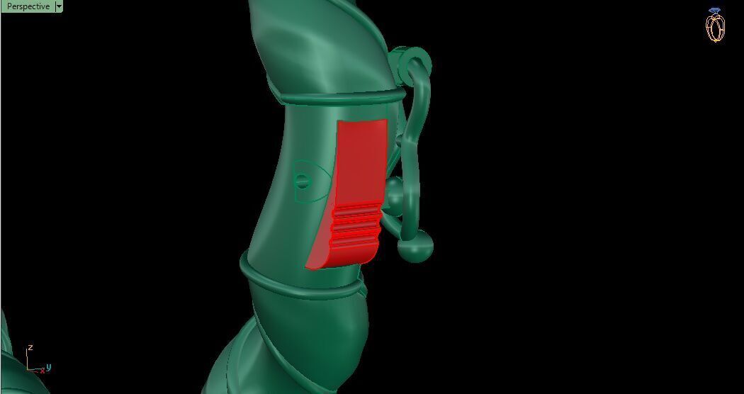 Bracelet 0023 3D print model_13