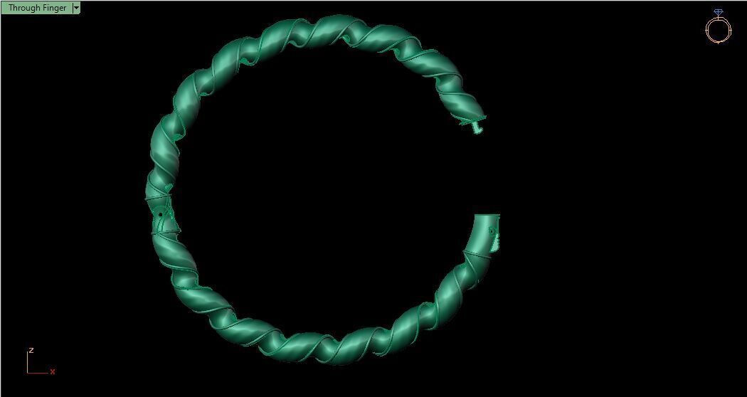 Bracelet 0023 3D print model_12