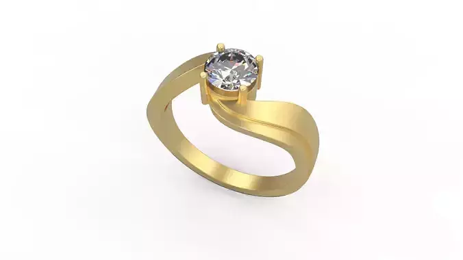 Women Solitaire 6564 3D print model