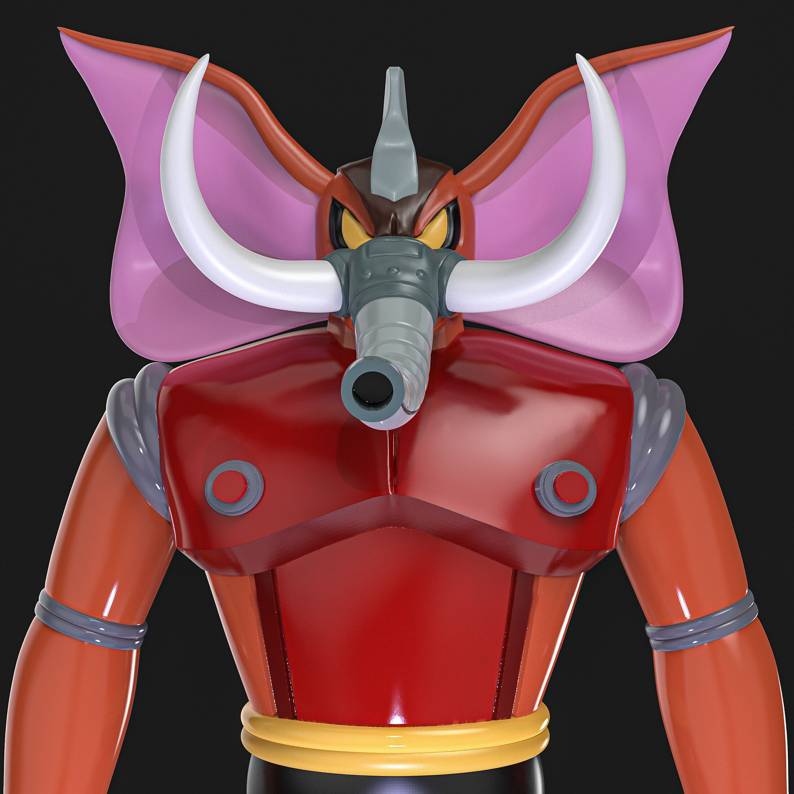 Elephans Y3 Mazinger Z 3D print model_4
