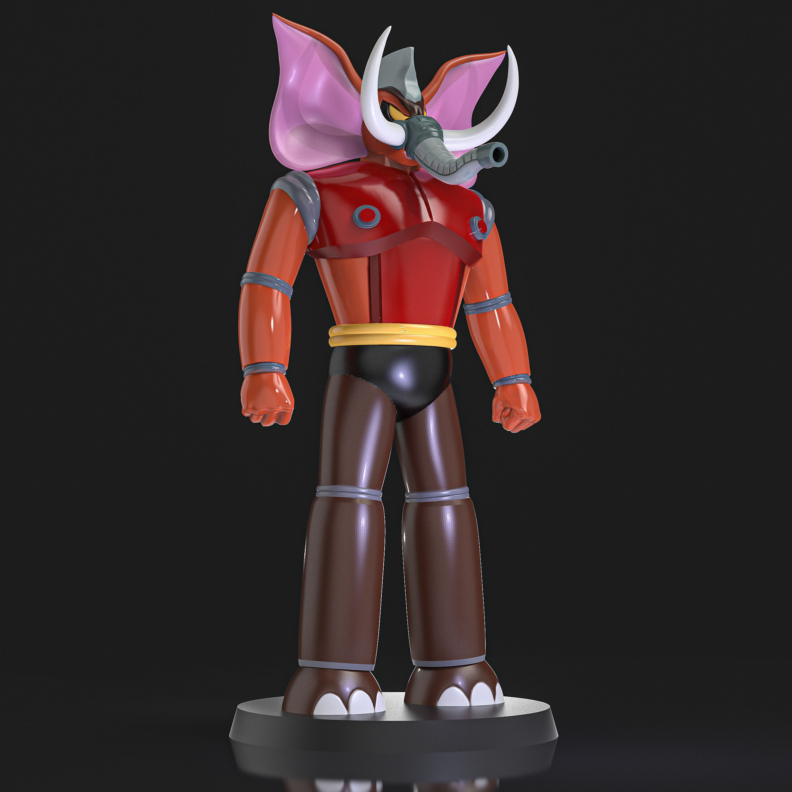 Elephans Y3 Mazinger Z 3D print model_1