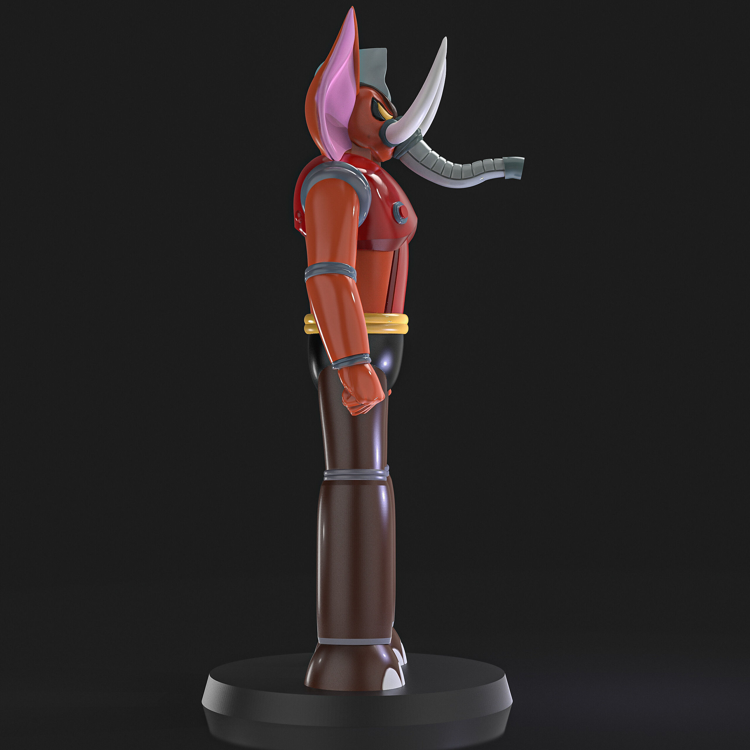 Elephans Y3 Mazinger Z 3D print model_6