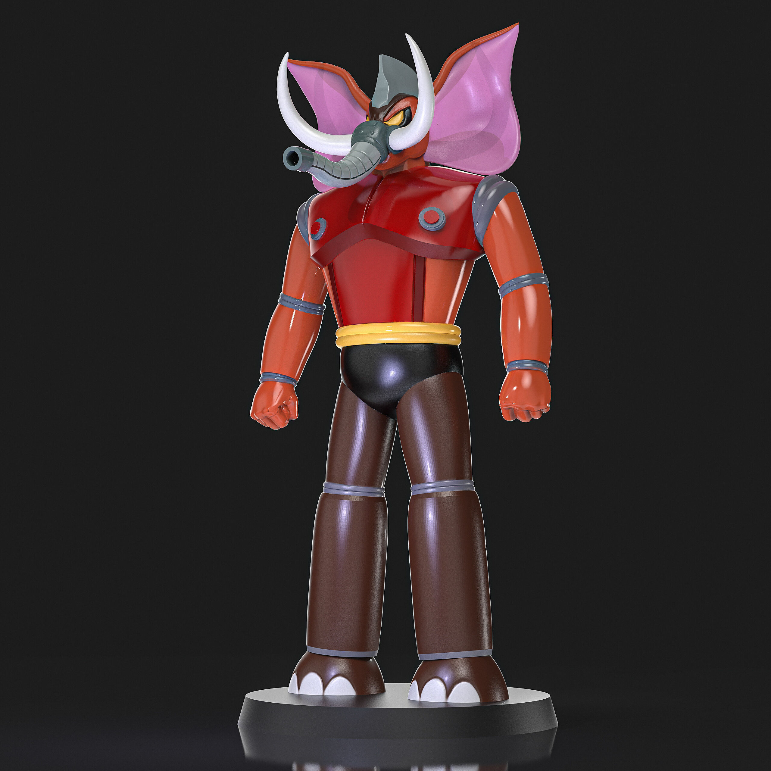 Elephans Y3 Mazinger Z 3D print model_2