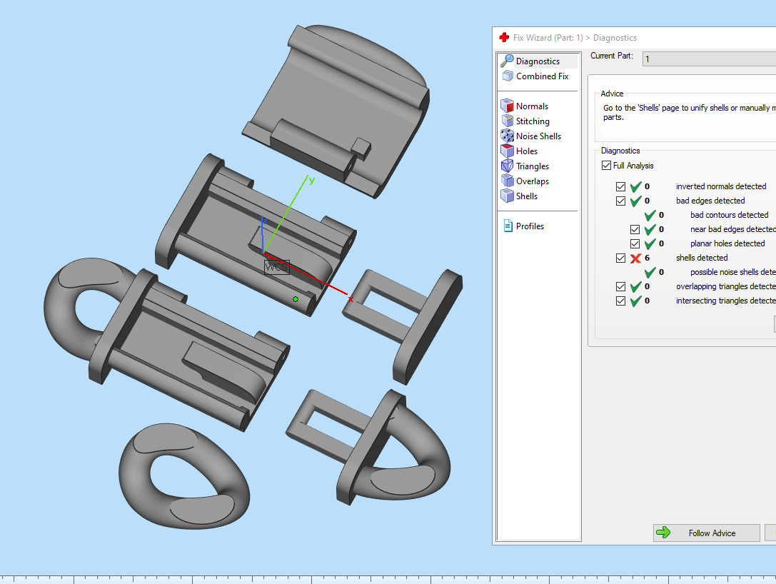 Printable Jewelry lock clasp width 10mm STL ready to Print 3D print model_1